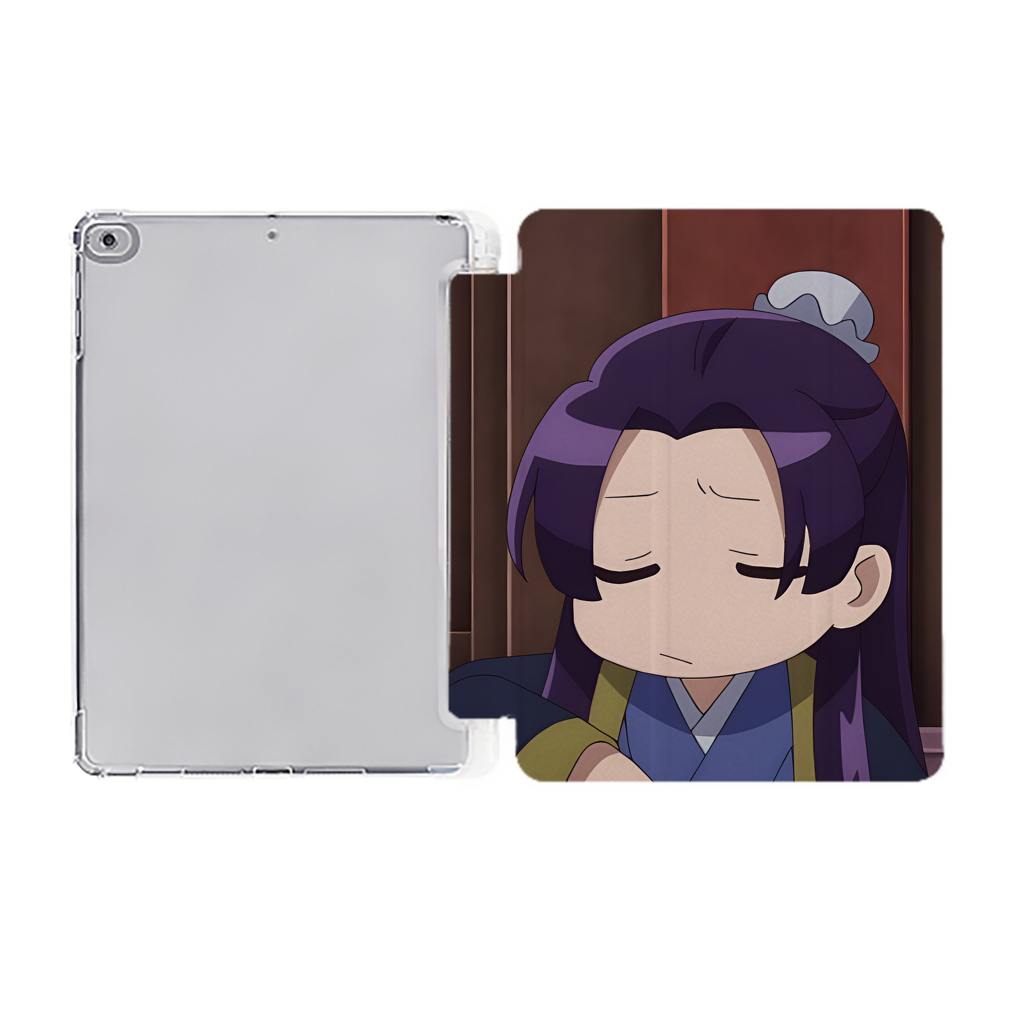 （画像用） 薬屋のひとりごと The Apothecary Diaries IPad ケース ペン収納付き 三つ折りスタンド PUレザー×シリコン 対応機種9.5/10.5/10.9インチ